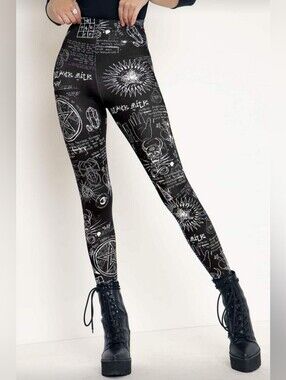 BlackMilk Clothing Spellbound High Waisted Leggings, Size L